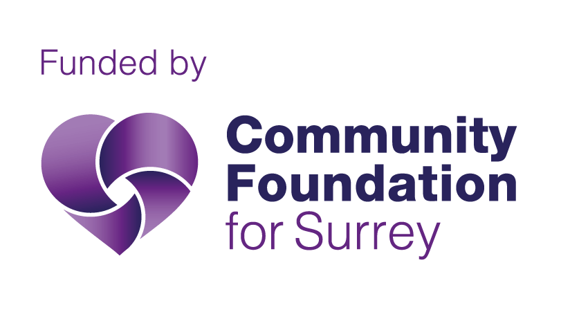 Logo: Funded by Community Foundation for Surrey