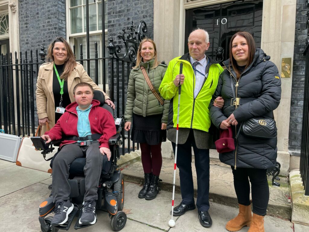 The Coalition and Treloar's outside Number 10 